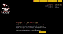 Desktop Screenshot of littlejimspizza.com
